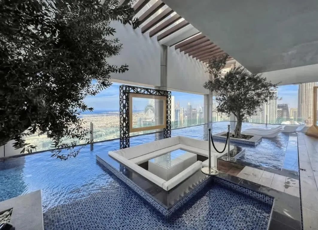 Ferienwohnung Stunning Burj Views - Highest Infiniti Pool Dubai